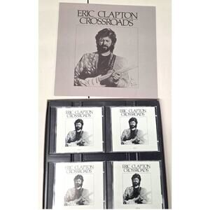 Eric Clapton Crossroads 4 CD Box Set 1988 Complete w Booklet Tested